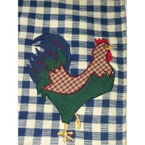 Hand Loomed Park Imports set of 4 place mats blue
